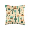 Desert Cactus Mix Pattern All Over Print Design Desert Cactus