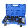 MR CARTOOL Automotive Brake Bleeder Kit 12PCS Master Cylinder Adapters