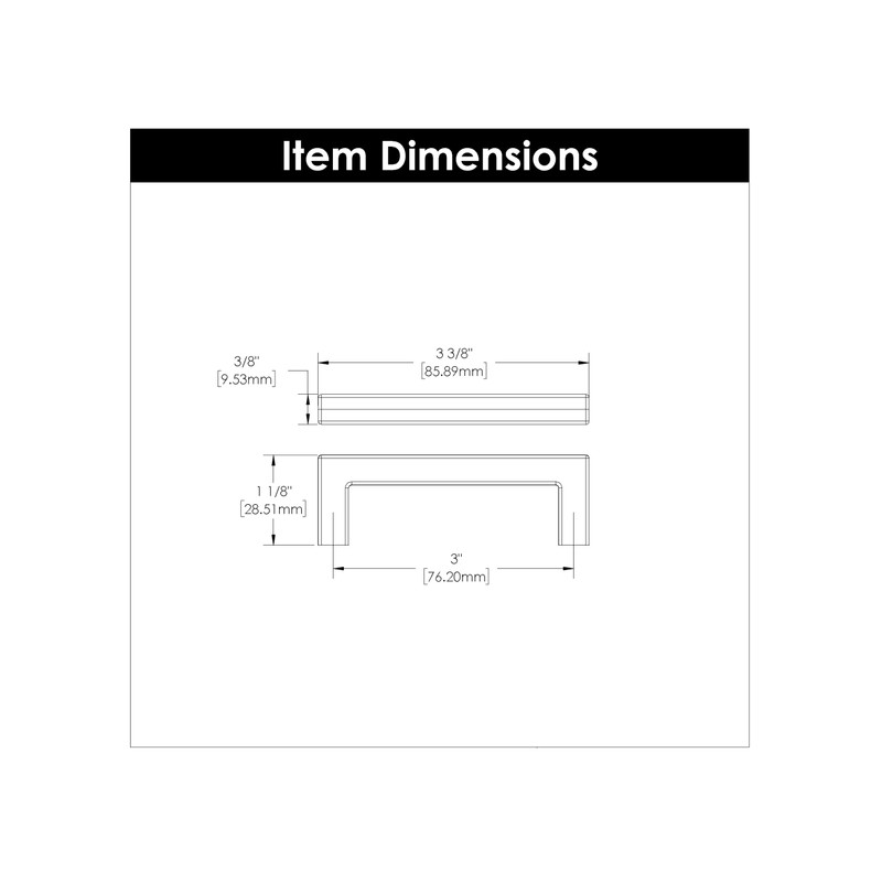 Hickory Hardware Solid Core Kitchen Cabinet Pulls, Luxury Cabinet Handles,
