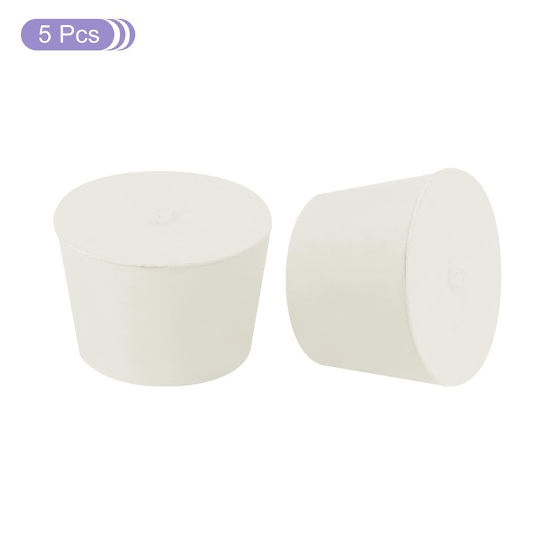 sourcing map Rubber Tapered Plug 38mm to 46mm Solid Test