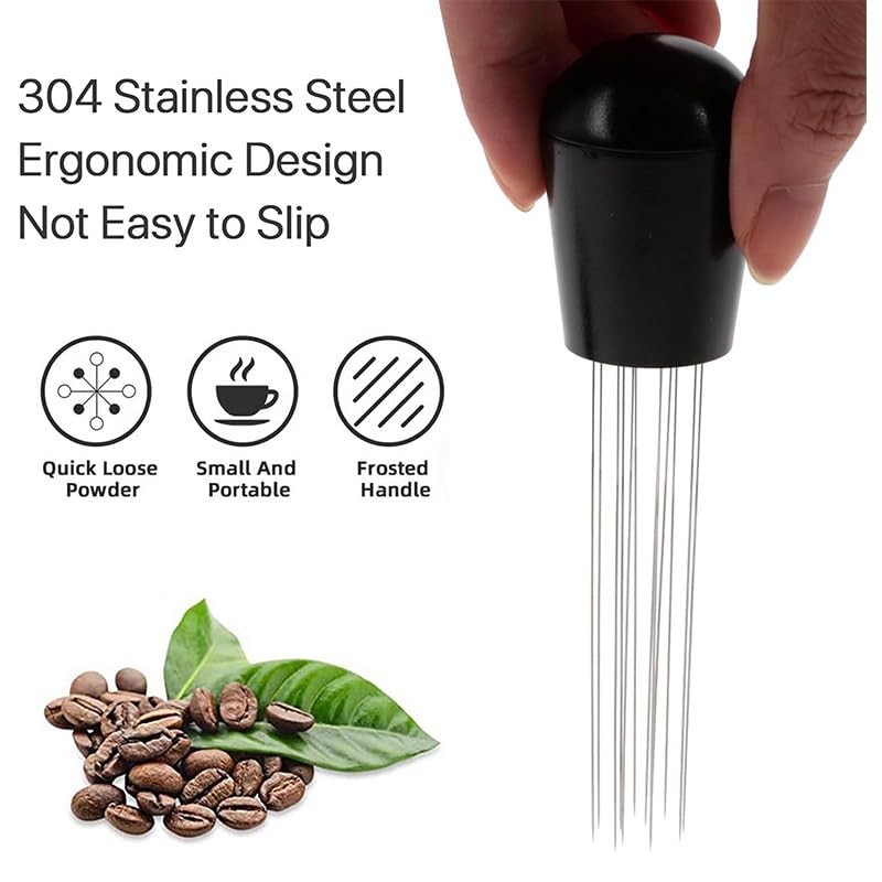 Stainless Steel Needles Barista Tool, 1Pc Stirring Tamper Distributor WDT