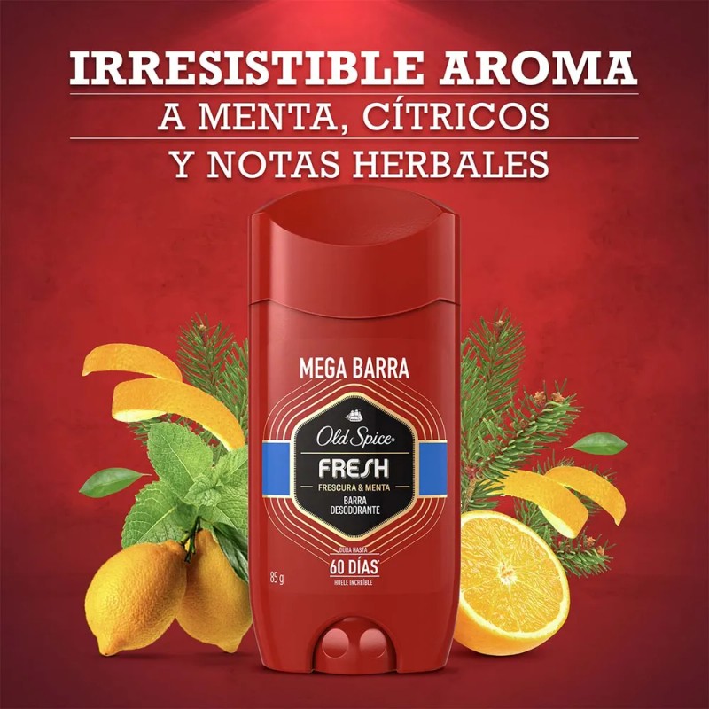 Desodorante en barra para hombre Old Spice Fresh 85 g