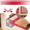 90 Degree Positioning Squares, Right Angle Clamps for Woodworking 5.5"