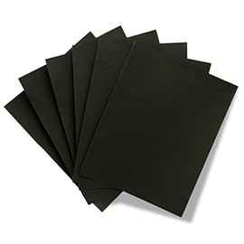 Hygloss Products Black Silhouette Paper – Tracing Portrait Drawing Crafts Paper - 10 x 15 Inch, 25 Sheets