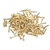 sourcing map 420Pcs Small Tiny Nails 1.2x10mm(DXL) Tiny Brass Nails