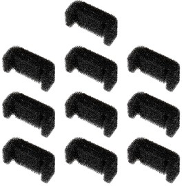 Luckious 10 PCS Pet Water Fountain Filter Pads for Cats Square Sponge Filters for Effective Water Purification and Softening