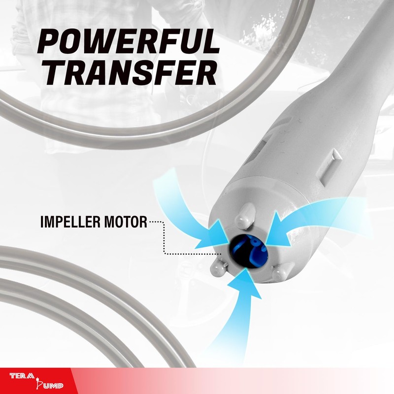 TERA PUMP 2nd Gen Multipurpose Battery Powered Fuel Transfer Pump