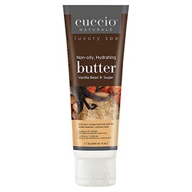 Cuccio Naturale Butter Blends - Ultra-Moisturizing, Renewing, Smoothing Scented Body Cream - Deep Hydration For Dry Skin Repair - Made With All Natural Ingredients - Vanilla Bean & Sugar - 4 Oz