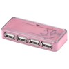Hama "EMERGING" USB HUB 1:4, Pearl Pink