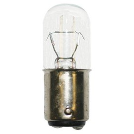 Lumapro 196-3184E 10W, T6 Miniature Incandescent Bulb Lighting, Black