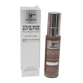 YOUR SKIN BUT BETTER IT COSMETIC YOUR SKIN BUT BETTER FOUNDATION SKINCARE 1 oz  DEEP WARM 60