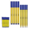 ZOFAX Felto Felt Tip Colouring Pens, BLUE, Fine Point, Pack