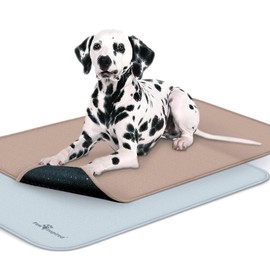 Paw Inspired Washable Pee Pads for Dogs (2 Pack) | Leakproof, Non-Slip Crate Pads | Reusable Puppy Pads for Potty Training, Whelping, Waterproof Mat (41x28 Size, Pack of 2)