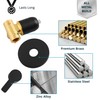 DOLGABA Shower Valve Handle Bathroom Shower Mixer Valve Kit, Wall