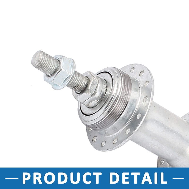 A ABSOPRO Rear Hub Bicycle Cycling 28 Hole Disc Silver