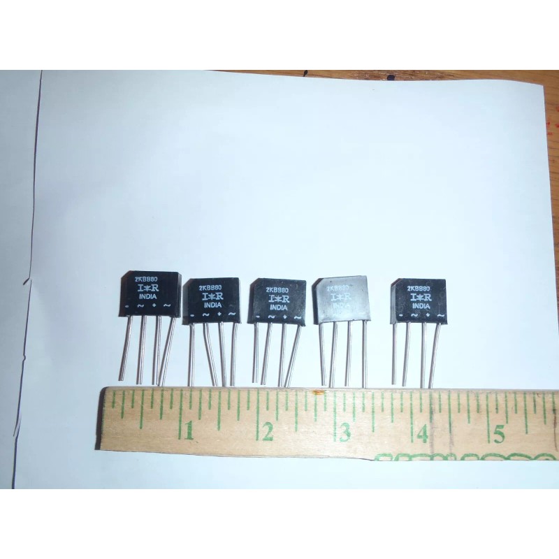 International Rectifier 5 PCS. INTERNATIONAL RECTIFIER BRIDGE RECTIFIER 1.9AMP 800VOLT