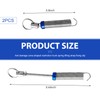 Opuweiy 2 PCS Car Trunk Lid Metal Spring, Stainless Steel
