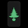 Christmas Holiday Winter Silhouette Christmas Tree Glow in The Dark