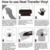 Paquete de hojas de vinilo de transferencia de calor HTV