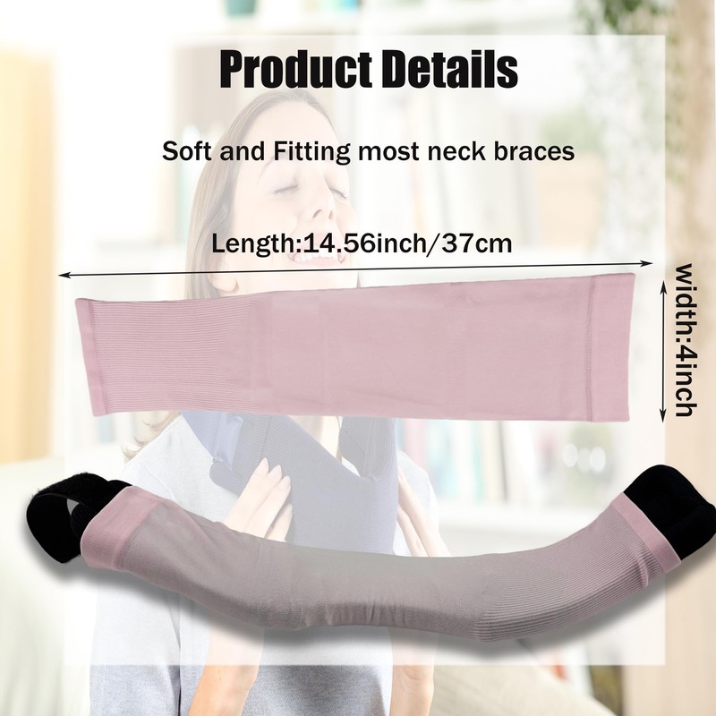 Aogigigio Neck Brace Cover - 2 Pcs Cervical Collar Dust