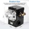 LF10-4H Air Compressor Pressure Switch 95-125 PSI, 20A 4 Port