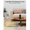 Power Strip Tower Surge Protector, 6FT Flat Plug Extension Cord