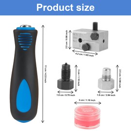 CHENGCKJ Flaring Tool Brake Line Flaring Tool for DIN F F-Flaring 4.75 mm Universal Pipe Extension Tool for Brake and Hydraulic Lines Car Repair Car Brake Systems