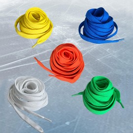 VPRO Ice Hockey Laces - Figure Skaters with Various Colours Athletes 108 Inches (Red)