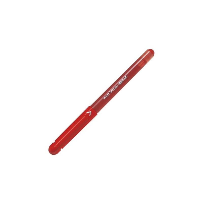 Pilot LVE-100EF10R Rollerball Pen, V-Cone, 0.5, Red, 10 Count