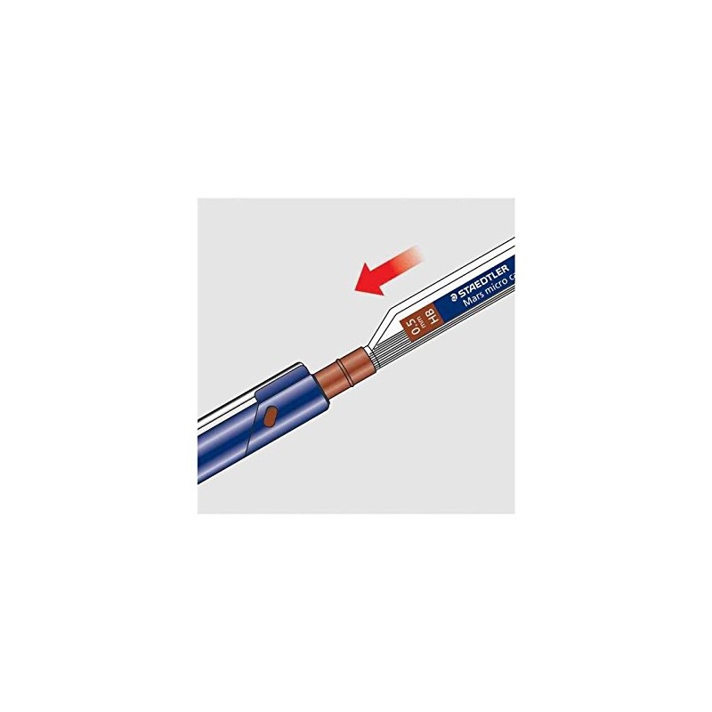 STAEDTLER MARS Feinmine Marsmicro 0,5 HB 12 Minen im Etui