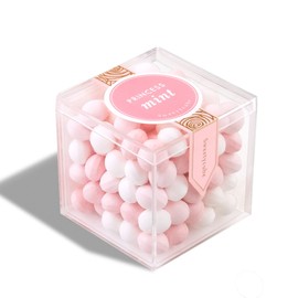 Acrylic Box Clear Display Box with Lid 48 Pack Acrylic Square Cube Candy Container Small Plastic Storage for Candy Pill and Tiny Jewelry