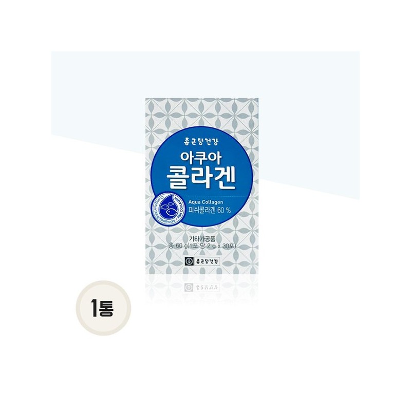 Jongkundang Health 종근당건강 아쿠아 콜라겐 2g 30포 1개 TD Jeonggukdang