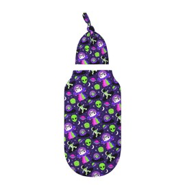 Alien Swaddle Blankets Newborn Receiving Blanket Baby Swaddle Wrap Soft Sleeping Sack for Baby Girls Boys