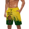 Heucapc Men's Swim Trunks Quick Dry Swimming Trunks Upside Down