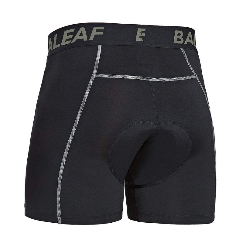 BALEAF Ropa interior de ciclismo acolchada 3D para hombre, con