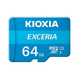 64GB Micro SDXC Card Micro SD KIOXIA KIOXIA EXCERIA CLASS10 UHS-I R:100MB/s International Retail LMEX1L064GG4