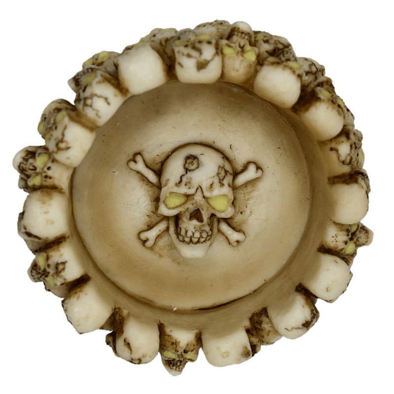 Ashtray Skull Eye Glow In The Dark (one Single pc)