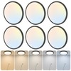 YELIOLED 6 Pack 12 Inch LED Flush Mount Ceiling Light,