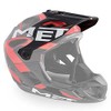 MET Visor P/Helmet Parachute MCR, Sport, Red/Black (Multicoloured), S/M