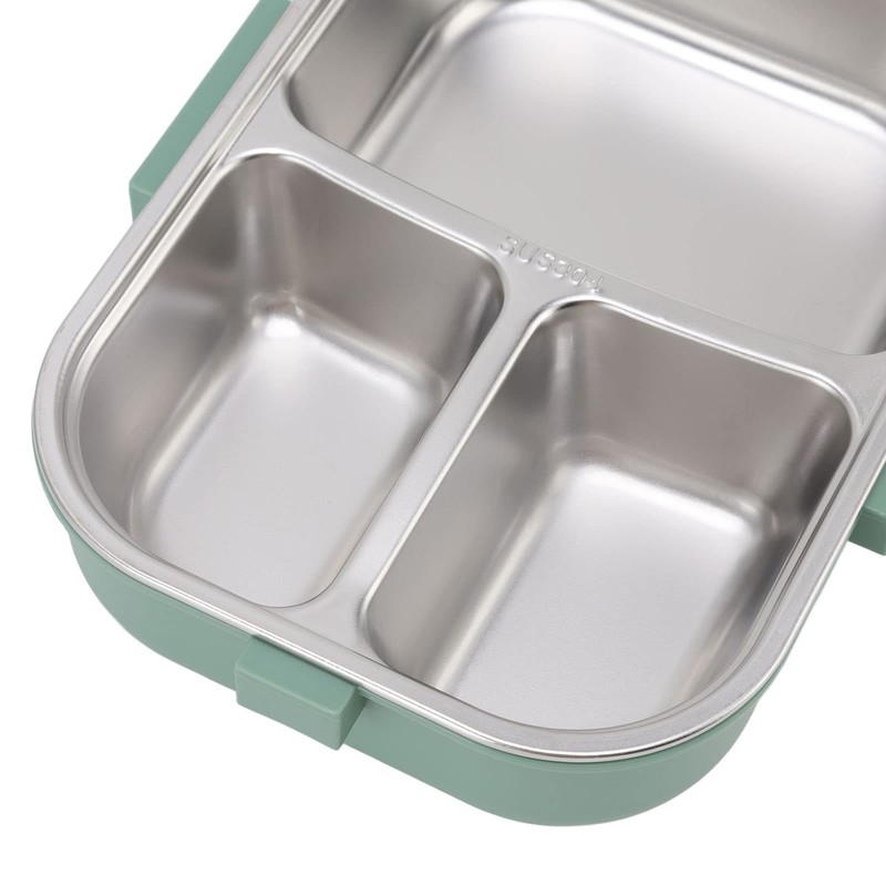 Thermal Lunch Box 304 Bowl Chopsticks Student with Portable Carry