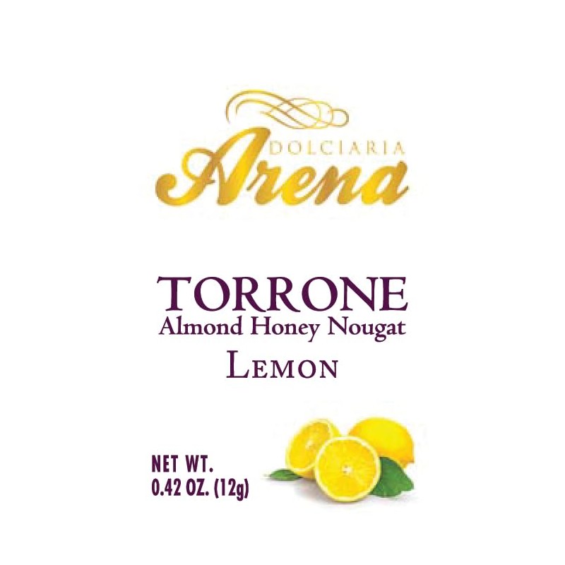 Dolciaria Arena Assorted Italian Torrone – 18 Almond Honey Nougat