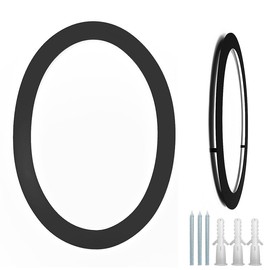 12" Large Stainless Steel Floating House Numbers for Outside, Metal Modern, with Nail Kit for Outdoor Yard Home Wall DoorGarage Gate,Coated Black (Black-0)