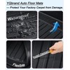YQ Floor Mats for 2017-2022 Honda CRV All Weather TPE