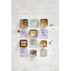 LÄSSIG Children's Snack Box Set of 3 Stainless Steel Happy