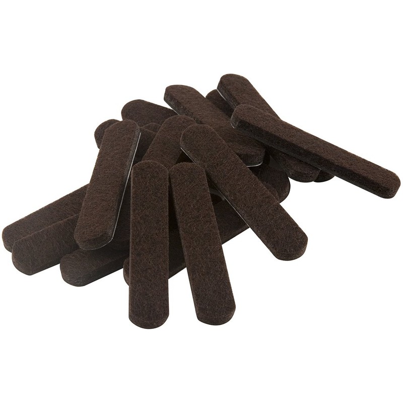 SoftTouch 4924995N Craft Value Pack-236 PCs, Dots-Cork Pads-Felt Strips-Bumpers, Brown