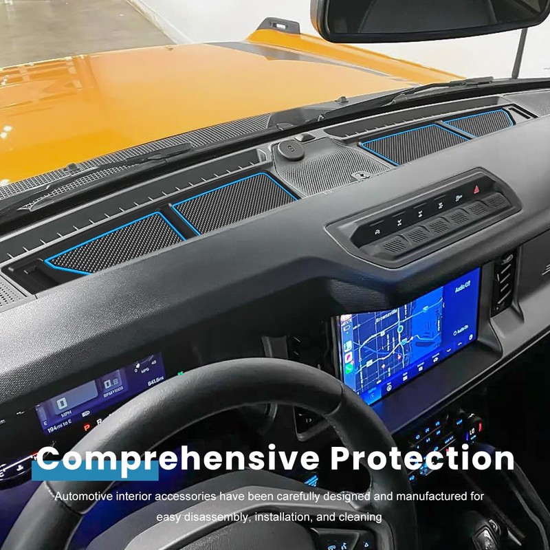 auovo Dash Cover Tray Fit for Ford Bronco Accessories 2026