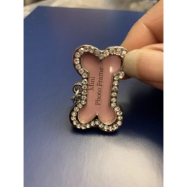 Unbranded Dog Tag Mini Picture Frame