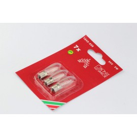 Konstsmide, 3er-Blister, klar, 34V, 3W, E10 Schraubgewinde Ersatzbirne, Durchsichtig, 3