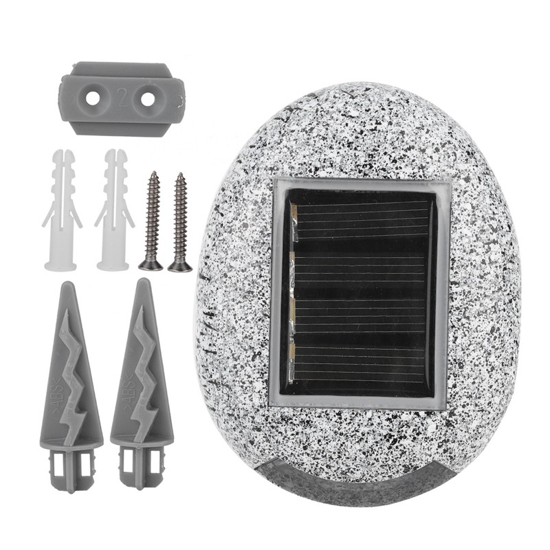 Outdoor Solar Power Waterproof Lights Imitation Stone Lamp Garden Lawn