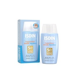 ISDIN fotoprotector fusion water pediatrics spf 50, protector solar facial para ninos, textura ultraligera, no irrita los ojos, 50ml                  